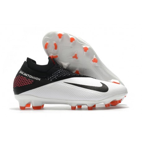 Nike 2020 Phantom Vision 2 Elite DF FG Blanc Noir Cramoisi