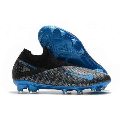 Nike 2020 Phantom Vision 2 Elite DF FG Noir Bleu Laser Anthracite