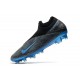 Nike 2020 Phantom Vision 2 Elite DF FG Noir Bleu Laser Anthracite