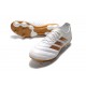 Nouvelles Crampons Football Adidas Copa 19.1 FG Blanc Or