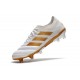 Nouvelles Crampons Football Adidas Copa 19.1 FG Blanc Or