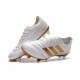 Nouvelles Crampons Football Adidas Copa 19.1 FG Blanc Or