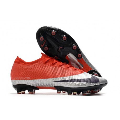 Nike Mercurial Vapor XIII Elite AG-PRO Rouge Noir Argent