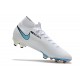 Nike Mercurial Superfly VII Elite DF FG Blanc Cramoisi Bleu