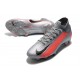 Nike Mercurial Superfly VII Elite DF FG Gris Noir Cramoisi