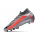 Nike Mercurial Superfly VII Elite DF FG Gris Noir Cramoisi