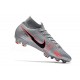 Nike Mercurial Superfly VII Elite DF FG Gris Noir Cramoisi