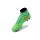 2015 Chaussures Football Magista Obra FG Pas Cher Vert Orange Noir