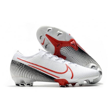 Chaussure Nike Mercurial Vapor XIII Elite FG LAB2 -Blanc Cramoisi Noir