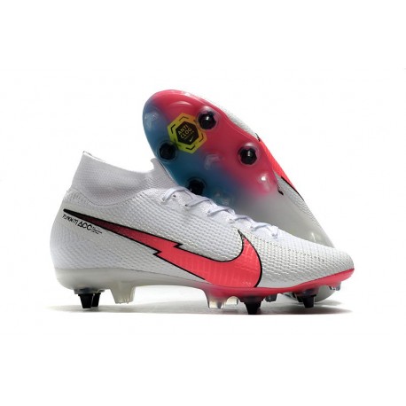 Nike Mercurial Superfly 7 Elite SG-Pro AC Blanc Rouge