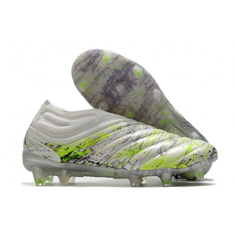 Crampons Football Neuf adidas Copa 20+ FG Blanc Noir Vert