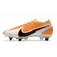 Nike Mercurial Vapor 13 Elite SG-Pro AC Orange Laser Noir Blanc