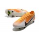 Nike Mercurial Vapor 13 Elite SG-Pro AC Orange Laser Noir Blanc