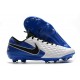 Nike Tiempo Legend 8 Elite FG ACC Blanc Bleu Noir