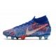 Nike Mercurial Superfly 7 Elite FG Sancho SE11 Bleu Rouge Argent