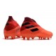 Crampons de Football adidas Nemeziz 19+ FG Corail Noir Rouge Goire