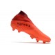Crampons de Football adidas Nemeziz 19+ FG Corail Noir Rouge Goire