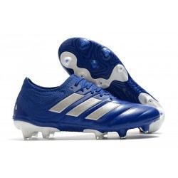 adidas Chaussure Nouveaux Copa 20.1 FG Bleu Royal Argent