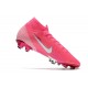 Nike Nouvel Mercurial Superfly 7 Elite FG ACC x Mbappe Rose Blanc Noir