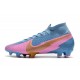 Nike Nouvel Mercurial Superfly 7 Elite FG ACC Bleu Rose Or
