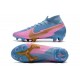 Nike Nouvel Mercurial Superfly 7 Elite FG ACC Bleu Rose Or