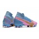 Nike Nouvel Mercurial Superfly 7 Elite FG ACC Bleu Rose Or