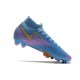Nike Nouvel Mercurial Superfly 7 Elite FG ACC Bleu Rose Or