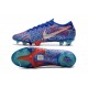 Nike Nouveaux Mercurial Vapor 13 Elite FG Sancho Bleu Blanc Vert Noir