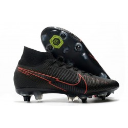 Nike Mercurial Superfly 7 Elite SG-Pro AC Noir Rouge