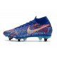 Nike Mercurial Superfly 7 Elite SG-Pro AC Sancho Bleu Blanc Vert Noir