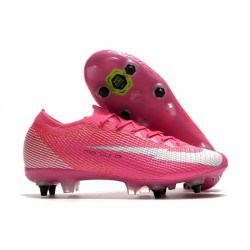 Nike Mercurial Vapor 13 Elite SG-Pro AC x Mbappe Rose Blanc Noir