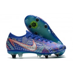 Nike Mercurial Vapor 13 Elite SG-Pro AC Sancho Bleu Blanc Vert Noir