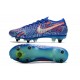 Nike Mercurial Vapor 13 Elite SG-Pro AC Sancho Bleu Blanc Vert Noir