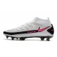 Chaussure Nike Phantom GT Elite Dynamic Fit DF FG Blanc Rose Noir