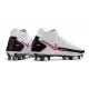 Chaussure Nike Phantom GT Elite Dynamic Fit DF FG Blanc Rose Noir