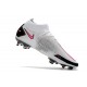 Chaussure Nike Phantom GT Elite Dynamic Fit DF FG Blanc Rose Noir