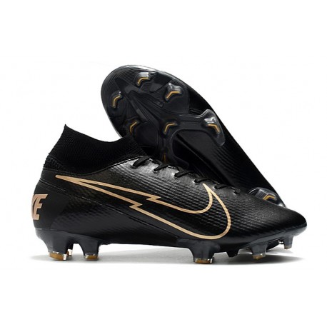 Nike Nouvel Mercurial Superfly 7 Elite FG ACC Noir Or