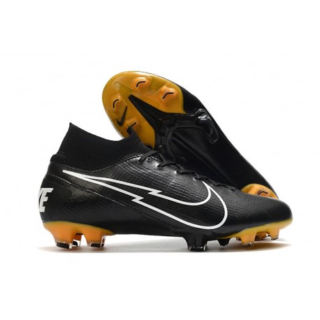 Nike Nouvel Mercurial Superfly 7 Elite FG ACC Noir Blanc