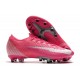 Nike Mercurial Vapor XIII Elite AG-PRO x Mbappe Rose Blanc Noir