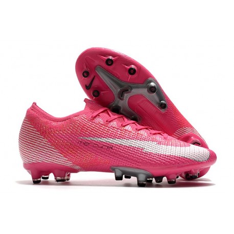 Nike Mercurial Vapor XIII Elite AG-PRO x Mbappe Rose Blanc Noir