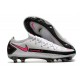 Nouvelle chaussure de football Phantom GT Elite FG Blanc Rose Noir