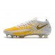 Nouvelle chaussure de football Phantom GT Elite FG Blanc Or