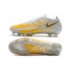 Nouvelle chaussure de football Phantom GT Elite FG Blanc Or