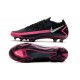 Nouvelle chaussure de football Phantom GT Elite FG Noir Argent Rose