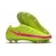 Nouvelle chaussure de football Phantom GT Elite FG Vert Rose