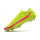 Nouvelle chaussure de football Phantom GT Elite FG Vert Rose