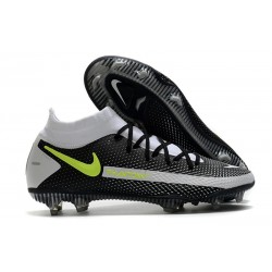 Chaussure Nike Phantom GT Elite Dynamic Fit DF FG Noir Gris Vert