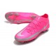 Chaussure Nike Phantom GT Elite Dynamic Fit DF FG Rose Argent