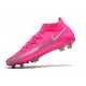 Chaussure Nike Phantom GT Elite Dynamic Fit DF FG Rose Argent