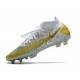 Chaussure Nike Phantom GT Elite Dynamic Fit DF FG Blanc Or